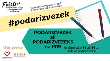 Začela se je dobodelna akcija #podarizvezek 1